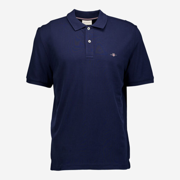Navy Branded Polo Shirt